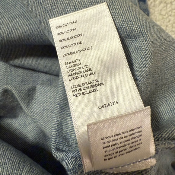 Free People Trevi Denim Halter Mini Dress in Celestial Light Blue Jean - Picture 10 of 16